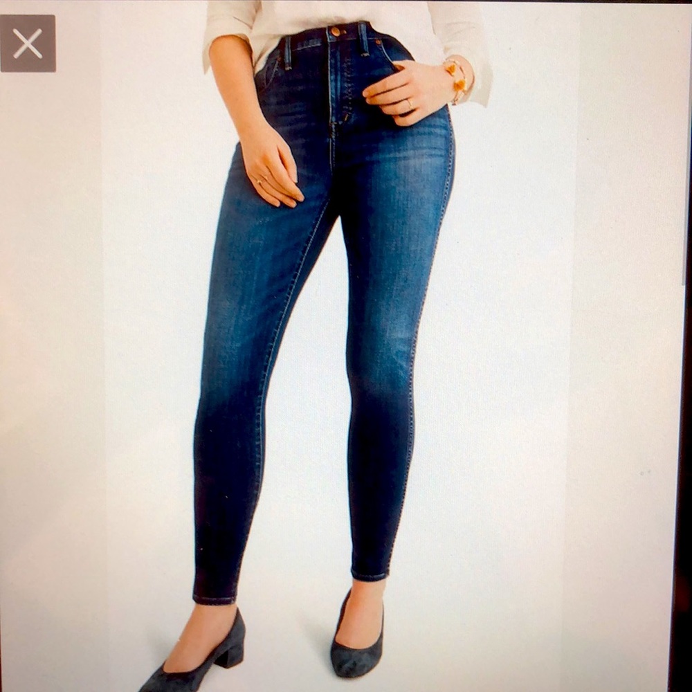 MADEWELL 10in High Rise Skinny Jeans